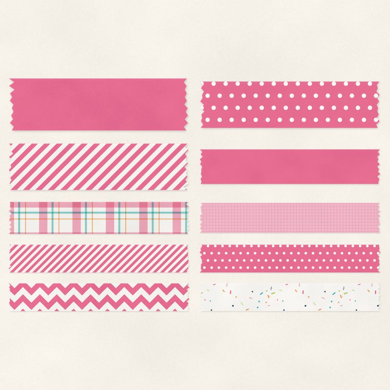 Preview of the Bold Washi Tape freebie