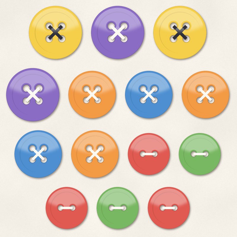 Preview of the Bright Buttons freebie
