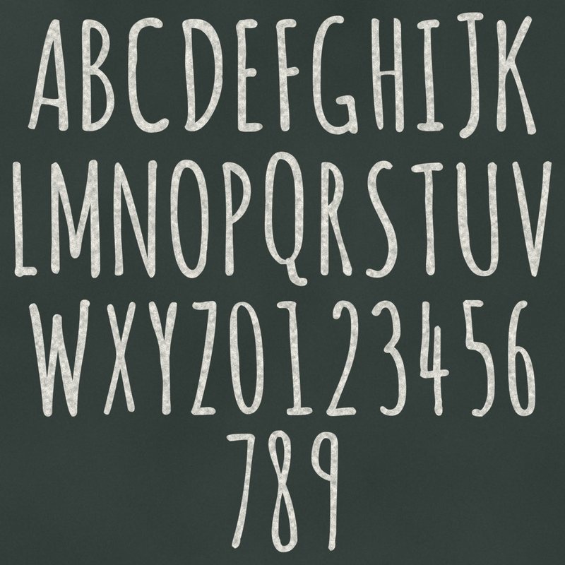 Preview of the Chalk Talk Alphabet freebie
