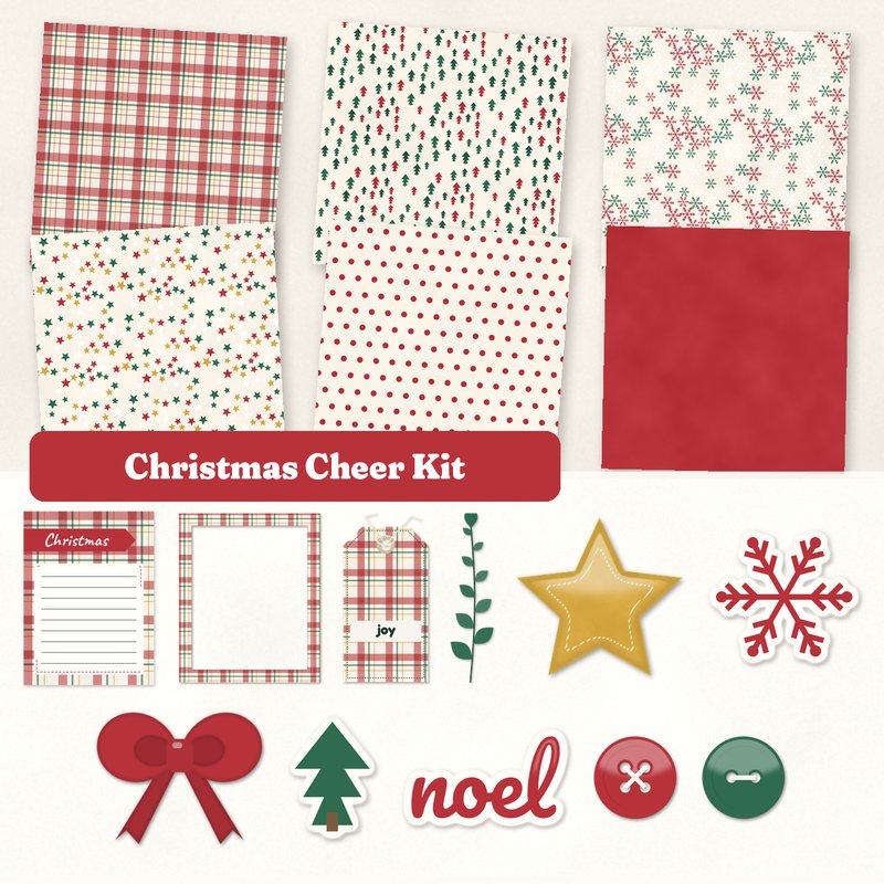Preview of the Christmas Cheer Kit freebie