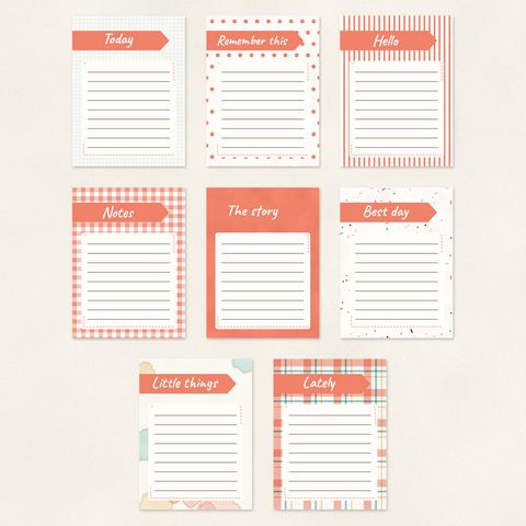 Preview of Journaling Cards 3x4