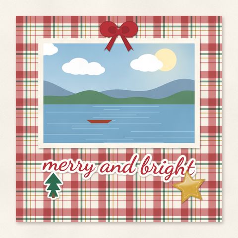 Preview of Merry and Bright Quick Page