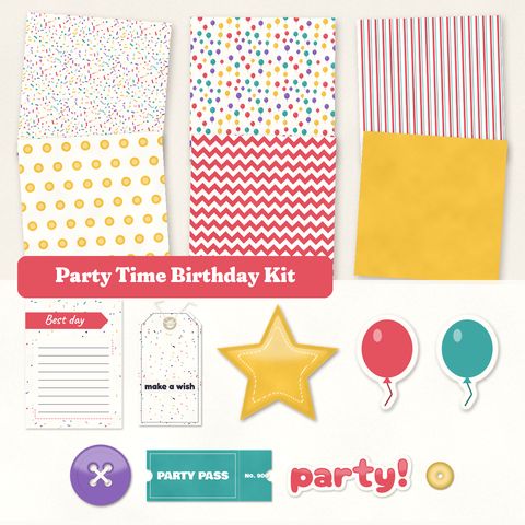 Preview of Party Time Birthday Kit