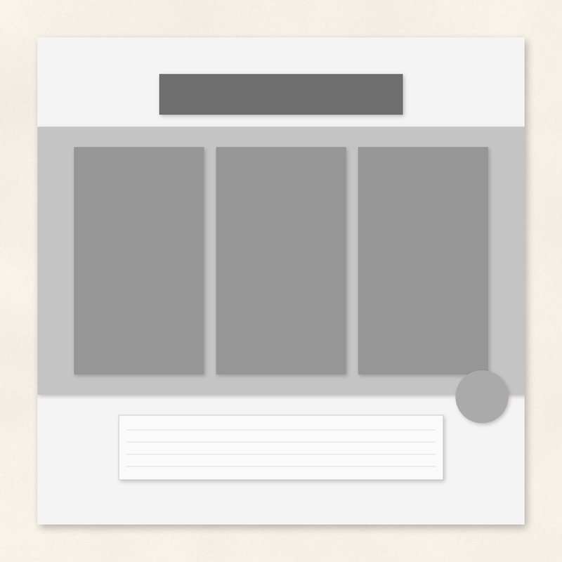 Preview of the Photo Strip Template freebie