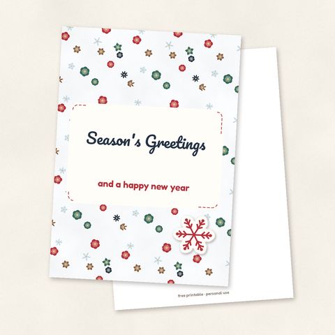 Preview of Printable Holiday Card (5x7)