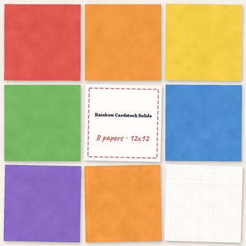 Preview of Rainbow Cardstock Solids