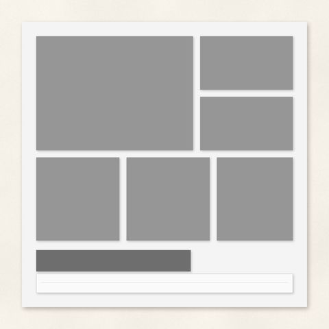 Preview of Six Photo Collage Template
