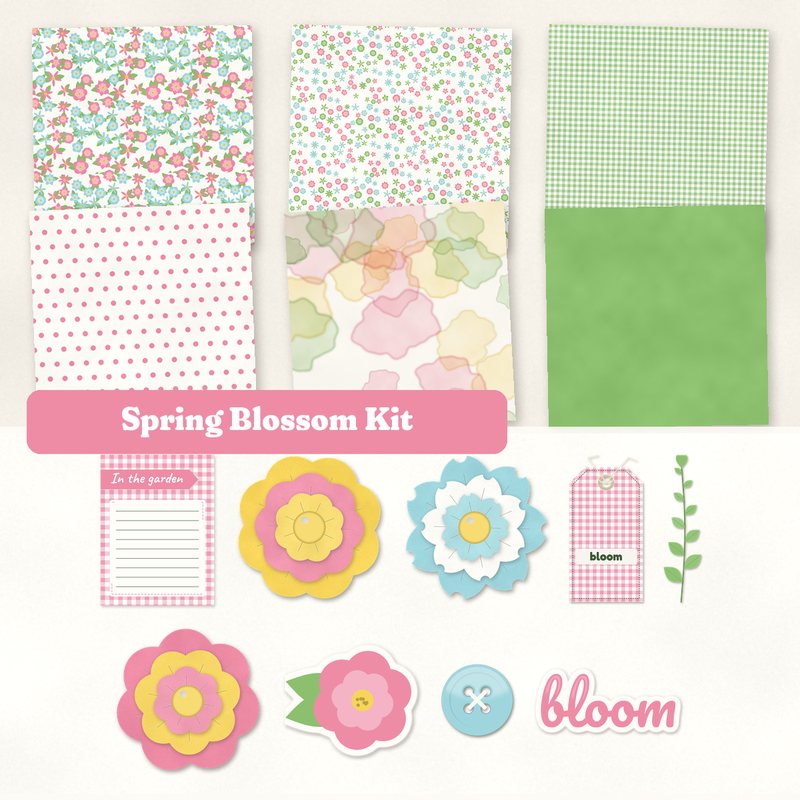 Preview of the Spring Blossom Kit freebie