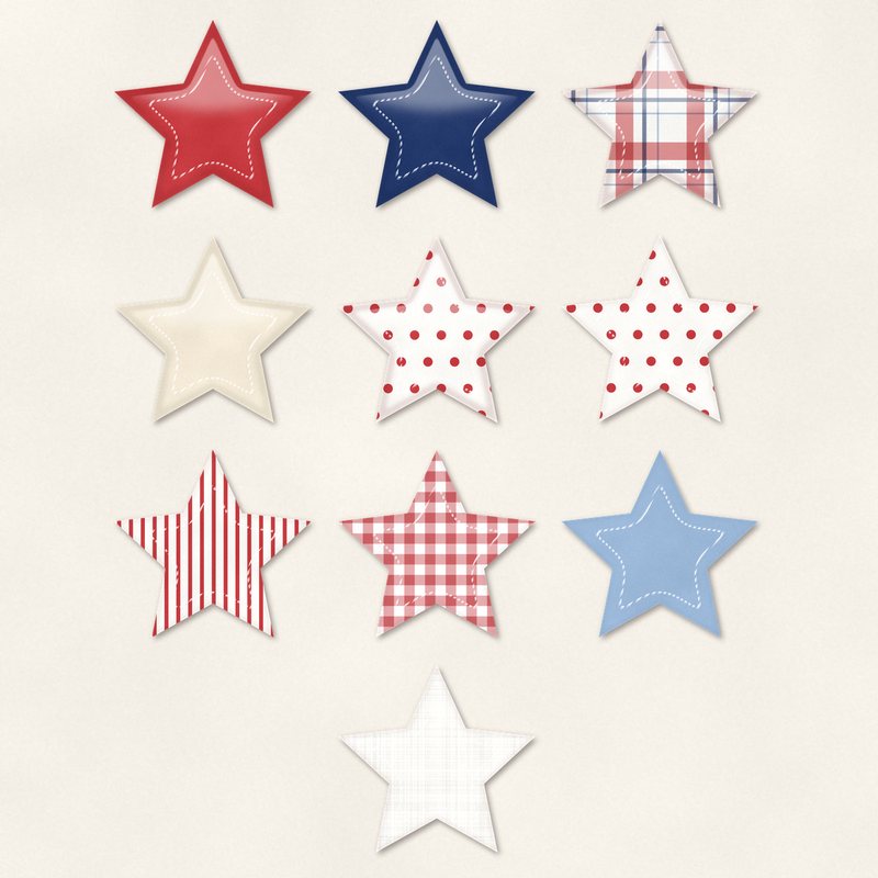 Preview of the Star Sticker Mix freebie