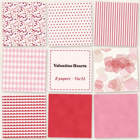 Preview of Valentine Hearts Papers
